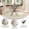 Merrick Lane Toulon Set of Two Stacking Thonet Bistro Style Chair, PE Cane Rattan Seat, and Metal Frame for Indoor/Outdoor Use
